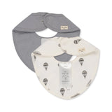 2 Pack Parachute Organic Cotton Baby Bibs, Soft and Absorbent, Feeding Essential  Konges Sløjd   