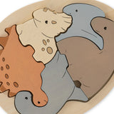 Dinosaur Egg Wood PuzzleWood Dinosaur Egg Jigsaw Puzzle, Prehistoric Dino Puzzle  Konges Sløjd   