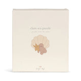 Clam Shaped Wood Puzzle, Sea Animals Jigsaw Puzzle, Educational Toy for Kids, Ocean Theme  Konges Sløjd   