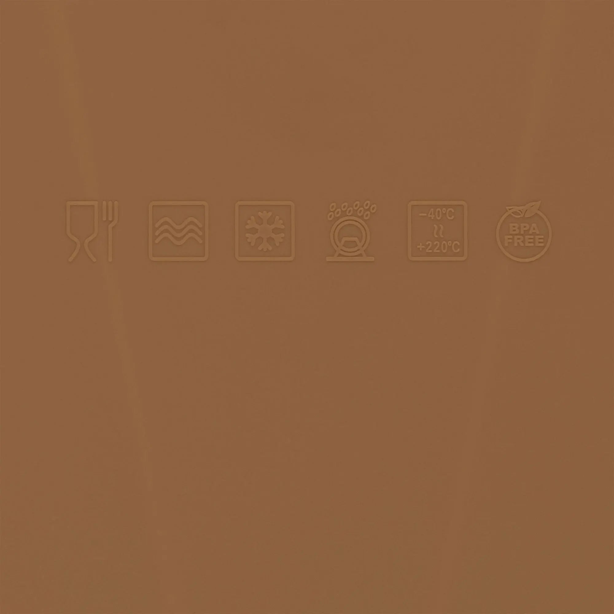 Silicone Placemat Clam - Terra Cotta  Konges Sløjd   