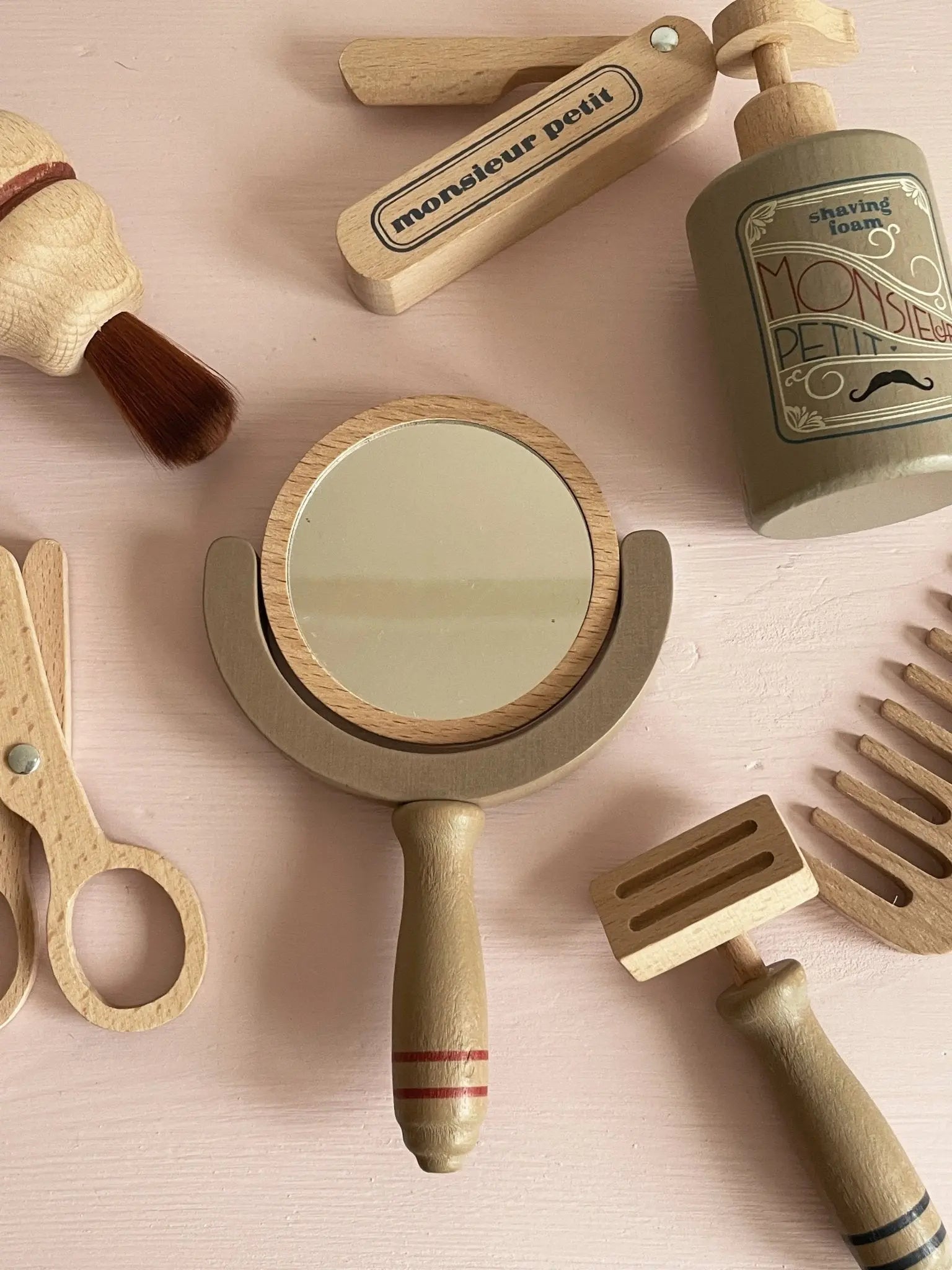 Wooden Barber Set Toy  Konges Sløjd   