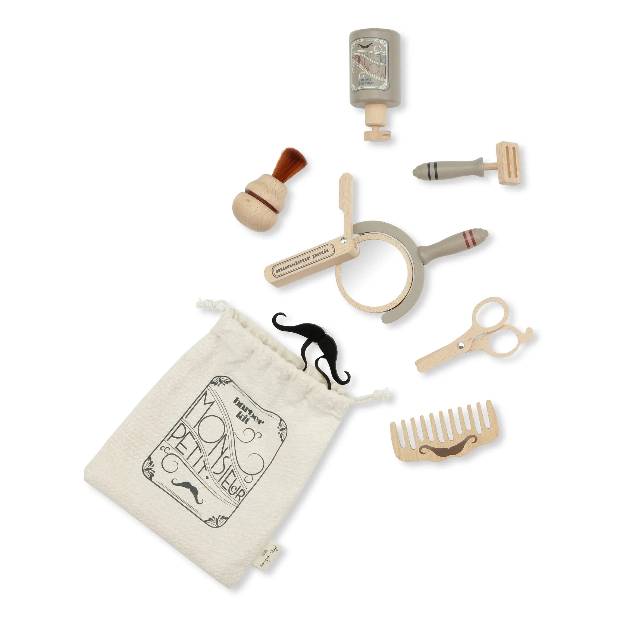 Wooden Barber Set Toy  Konges Sløjd   