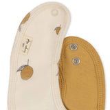 2-Pack Organic Cotton Baby Bibs Lemon  Konges Sløjd   