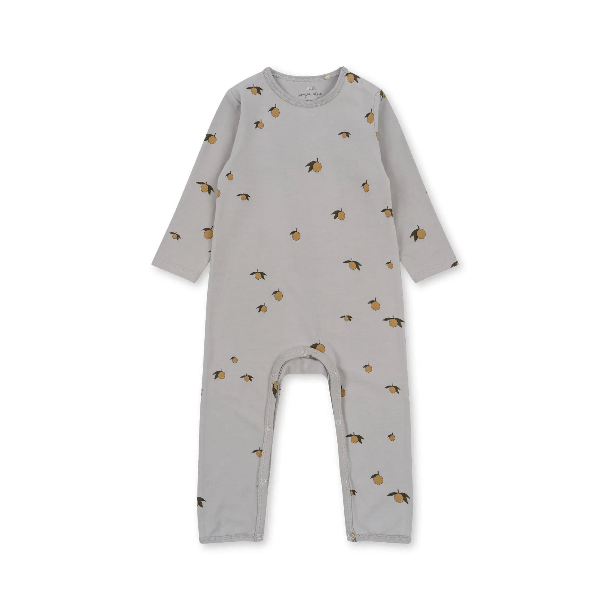 Organic Cotton Basic Baby Onesie Gots  Konges Sløjd Lemon Harbor 92cm/2Y 