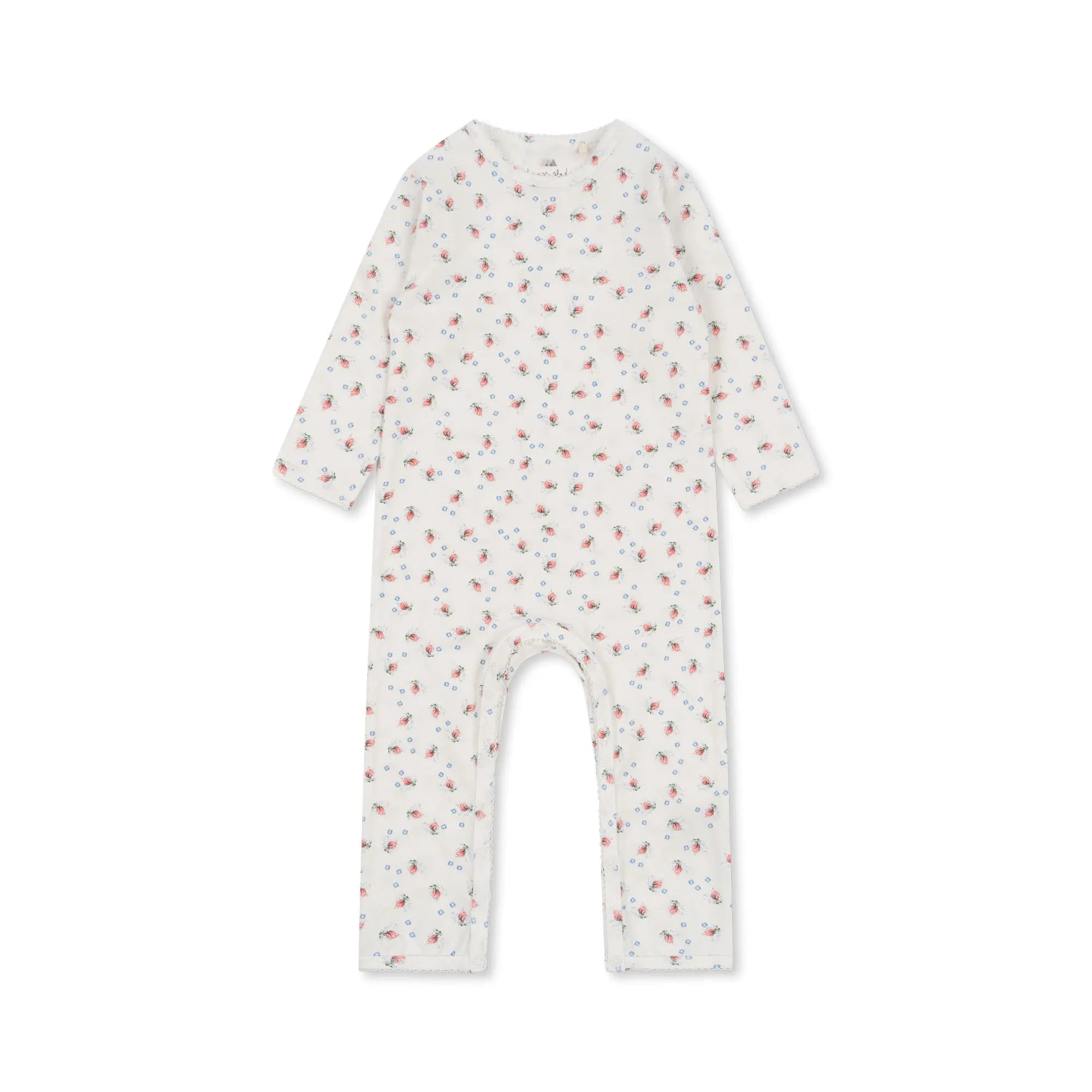 Organic Cotton Basic Baby Onesie Gots  Konges Sløjd Brise D’ete White 86cm/18M 