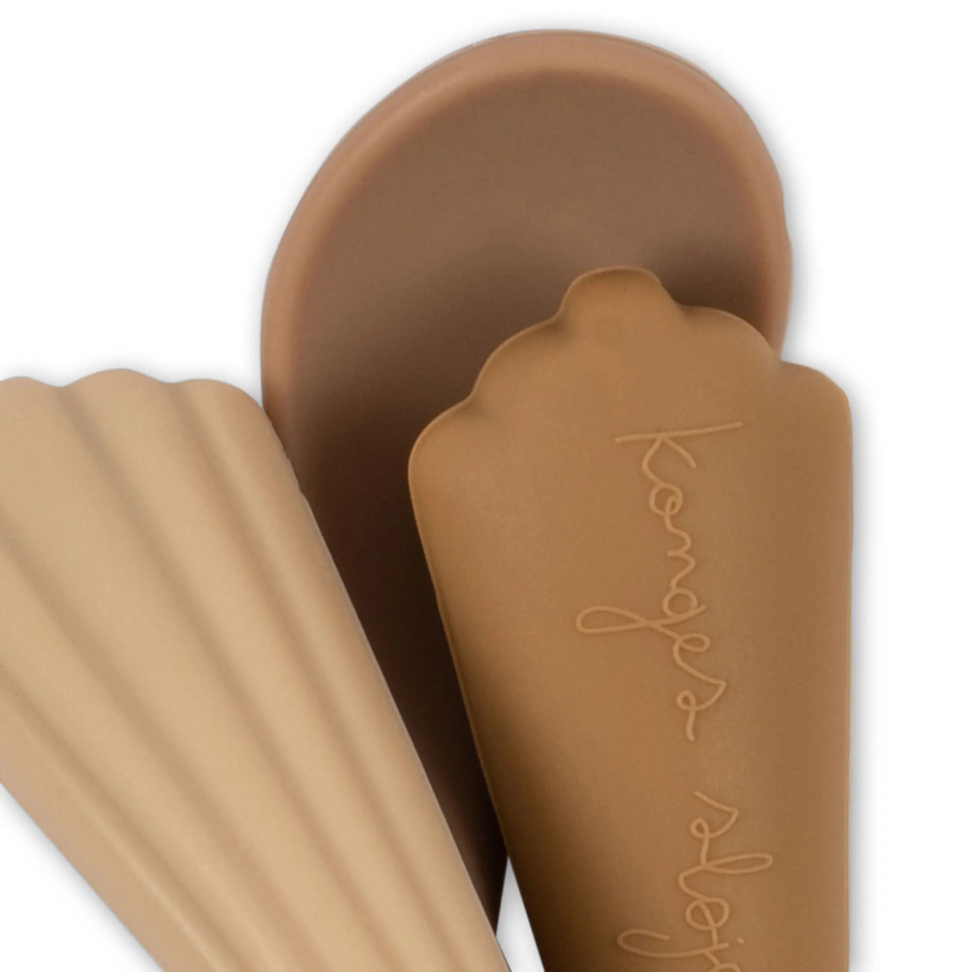 3-Pack Mess Free Silicone Baby Spoons, BPA-Free, Easy-to-Hold, Baby Feeding Spoons  Konges Sløjd   