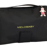 Black All-In-One Diaper Wallet and Changing Pad  MeloBaby   