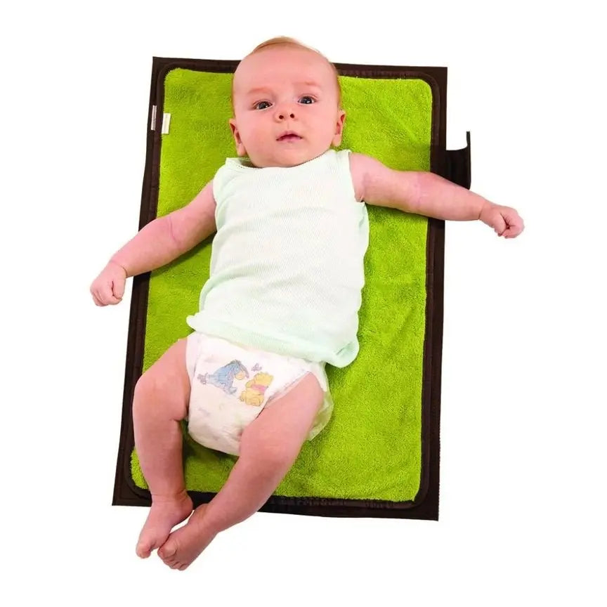 Brown All-In-One Diaper Wallet and Changing Pad  MeloBaby   