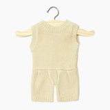 Orlando Knit Doll Romper in Cream  Minikane   