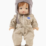 Minikane X Delage Doll Outfit - Laurent Jumpsuit in Beige Gabardine  Minikane   