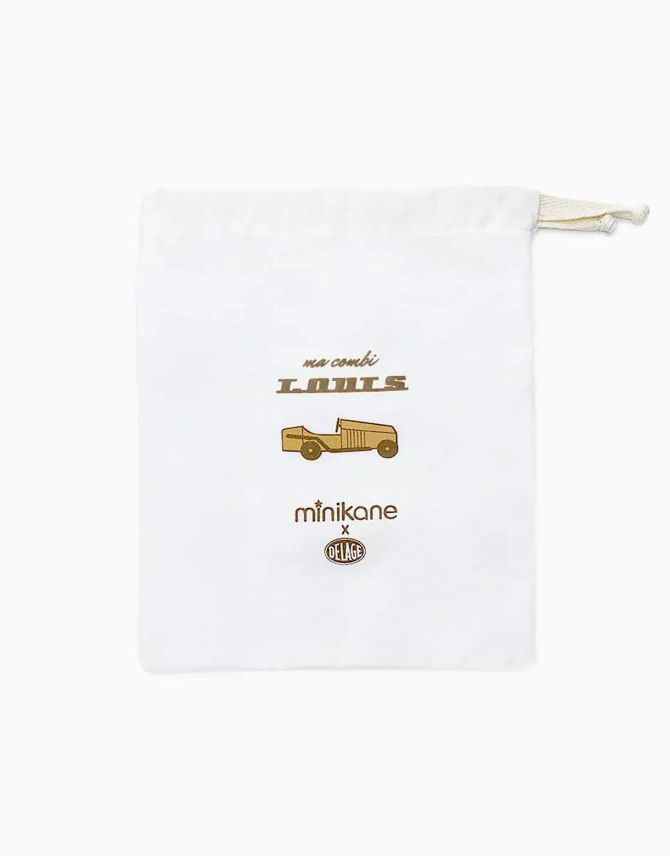 Minikane X Delage Doll Outfit - Laurent Jumpsuit in Beige Gabardine  Minikane   