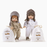 Minikane X Delage Doll Outfit - Laurent Jumpsuit in Beige Gabardine  Minikane   
