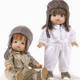 Minikane X Delage Doll Outfit - Laurent Jumpsuit in Beige Gabardine  Minikane   