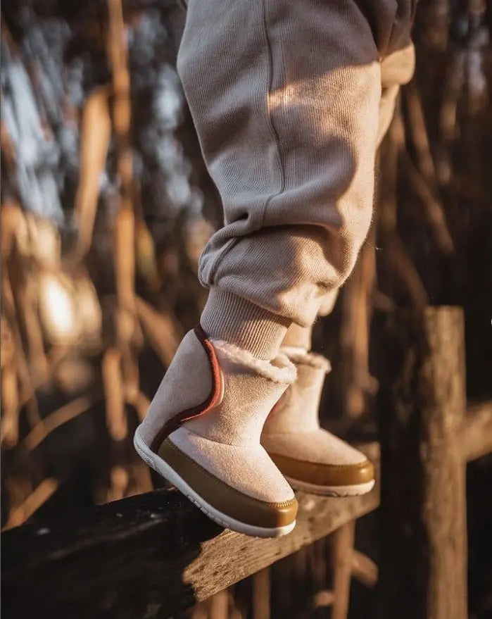 Children’s Winter Boots - Honey Mustard  Mrs.Ertha   