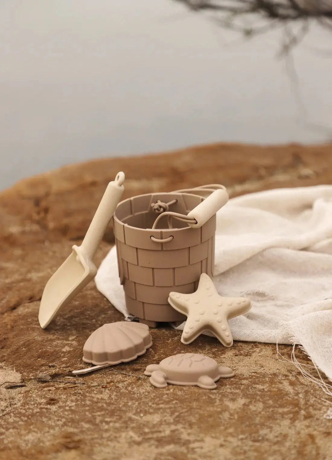 Beach Toys Silicone Set - Earth Tones Beach Toys Mrs.Ertha   