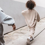 Cooper Trakies - Ivory Loungewear Set for Kids Cooper Trakies - Ivory Mrs.Ertha   