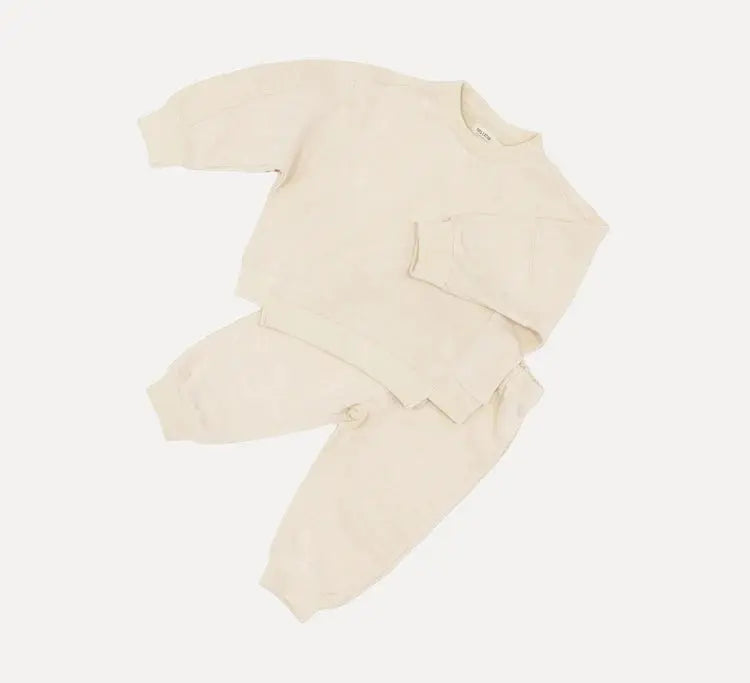 Cooper Trakies - Vanilla Loungewear Set for Kids Cooper Trakies - vanilla Mrs.Ertha   