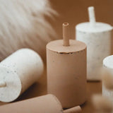 Baby Silicone Cup - Blush Speckle  Mrs.Ertha   