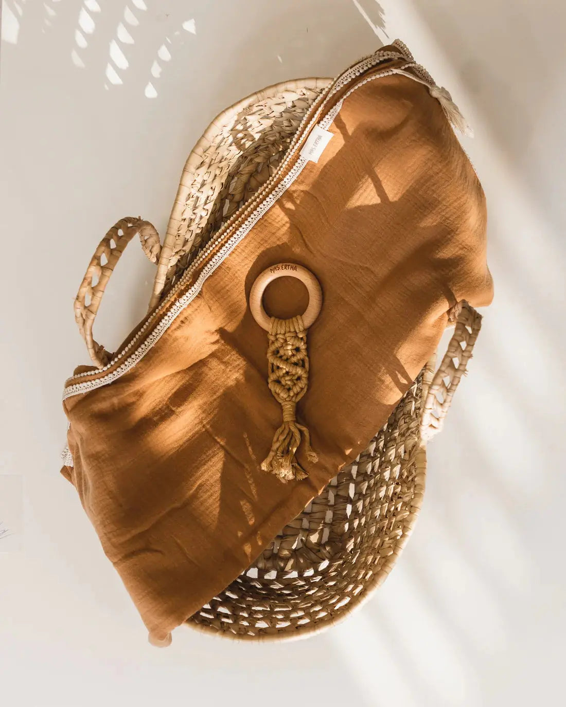 Peanut Finn Muslin Blanket Finn Muslin - Peanut Mrs.Ertha   