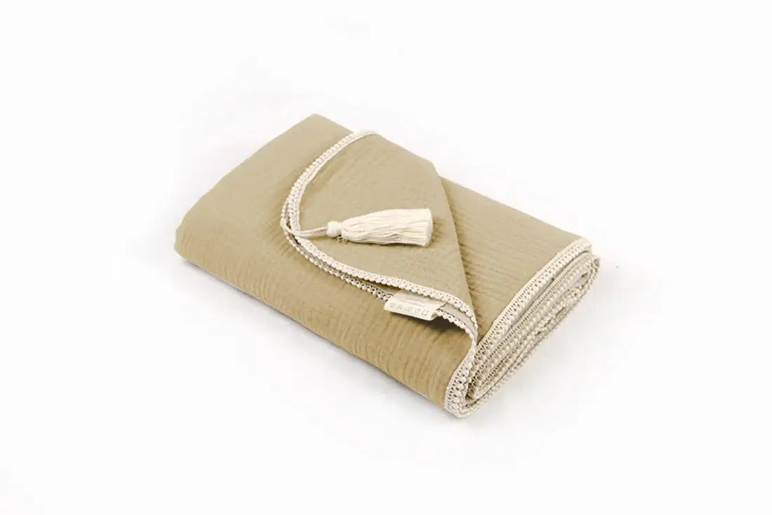 Peanut Finn Muslin Blanket Finn Muslin - Peanut Mrs.Ertha   