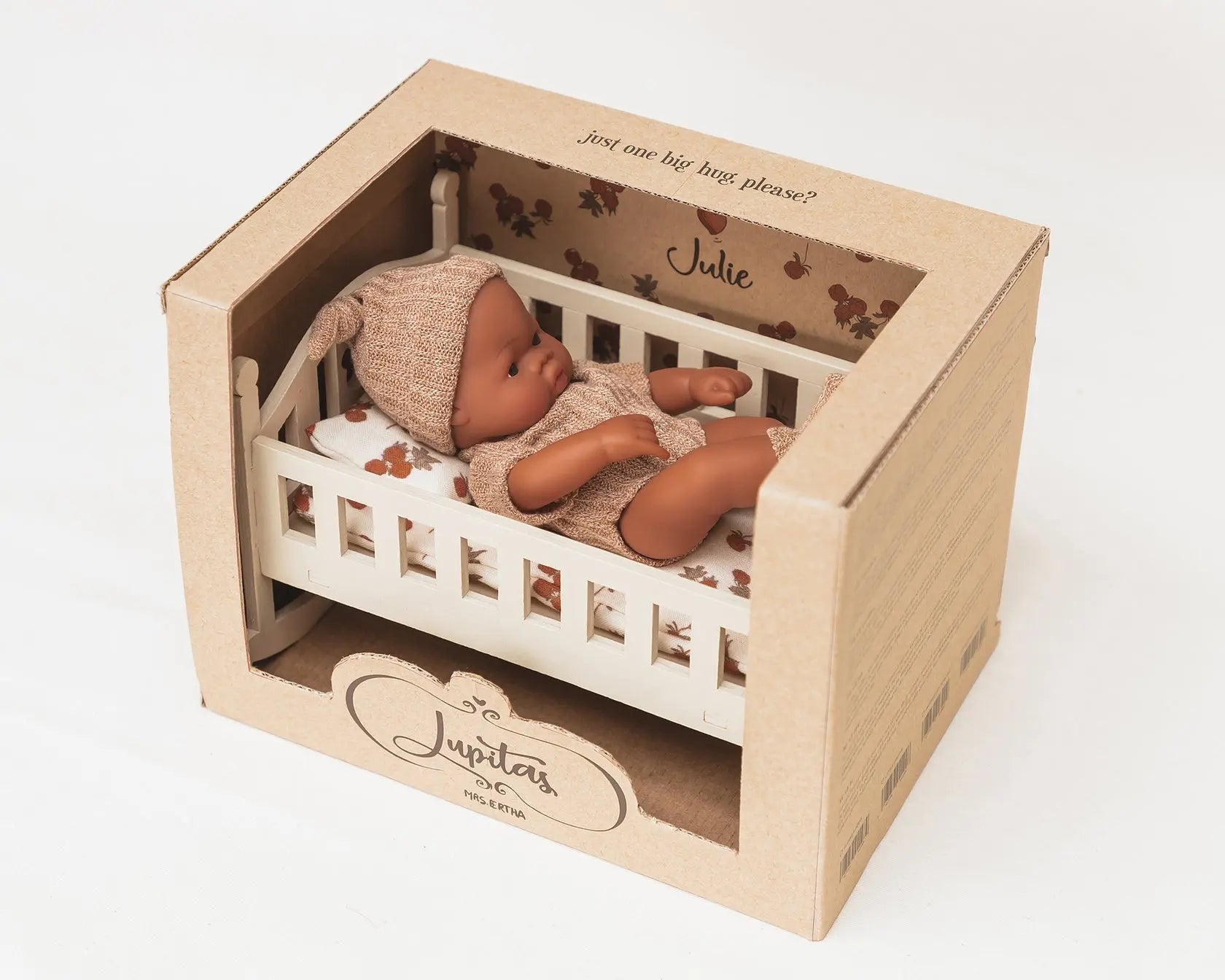 Lupitas Julie Baby Doll - 20 cm Raspberry Bunchs  Mrs.Ertha   