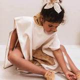 Kids Appley Print Bath and Swim Poncho Ponchies - appley theme Mrs.Ertha   