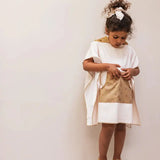 Kids Appley Print Bath and Swim Poncho Ponchies - appley theme Mrs.Ertha   