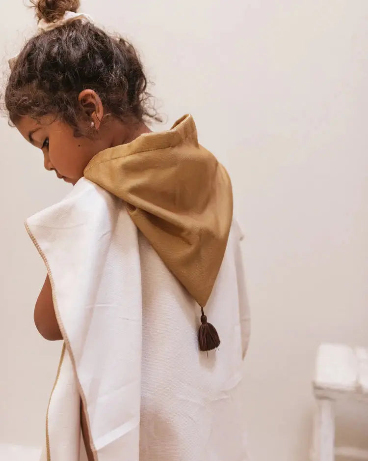 Kids Appley Print Bath and Swim Poncho Ponchies - appley theme Mrs.Ertha   