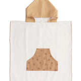 Kids Appley Print Bath and Swim Poncho Ponchies - appley theme Mrs.Ertha   