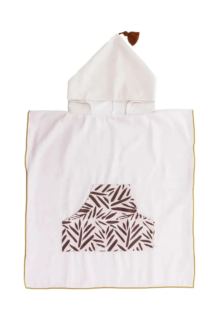 Kids Palm Print Bath and Swim Poncho Ponchies - palm theme Mrs.Ertha   