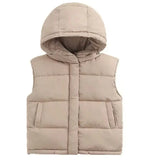 Soft Ivory Rocco Children Vest, Kids Outerwear Rocco Vest - Soft Ivory Mrs.Ertha   