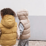 Soft Ivory Rocco Children Vest, Kids Outerwear Rocco Vest - Soft Ivory Mrs.Ertha   