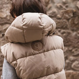 Soft Ivory Rocco Children Vest, Kids Outerwear Rocco Vest - Soft Ivory Mrs.Ertha   