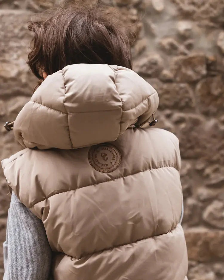 Soft Ivory Rocco Children Vest, Kids Outerwear Rocco Vest - Soft Ivory Mrs.Ertha   