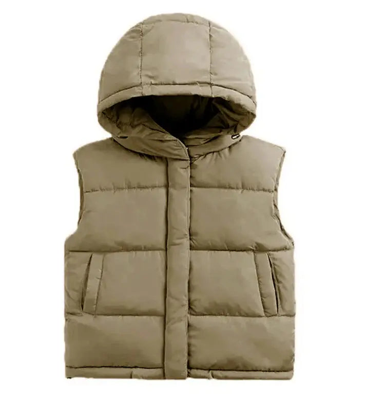 Soft Olive Rocco Children Vest Rocco Vest - Soft Olive Mrs.Ertha   