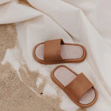 Rusted Orange Children Slippers Slippers - rusted orange Mrs.Ertha   