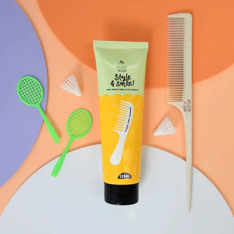 Natural Plant Based Kids Hair Paste Fresh Coconut and Zesty Lime  No Nasties Kids   