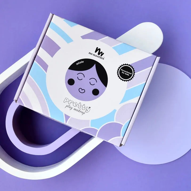 Purple Nixie Pretty Play Kids Makeup Goody Pack  No Nasties Kids   