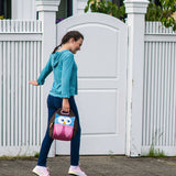 Hoot Owl Lunch Bag - Brown and Pink,Safety Harness, Kids Backpack Lunch Bag Dabbawalla   