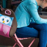 Hoot Owl Lunch Bag - Brown and Pink,Safety Harness, Kids Backpack Lunch Bag Dabbawalla   