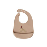 Silicone Baby Bibs - Set of 2 - Leopard Bib OYOY   