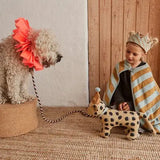 Costume Kings Cape Blue, Kids Cape, Knight Cape, Crown Accessory Costume Kings Cape OYOY   