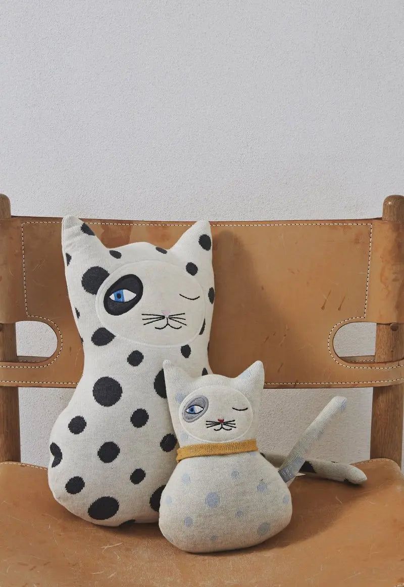 Cat Zorro Children Cushion - White CUSHION OYOY   