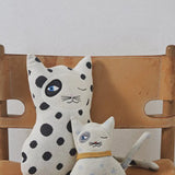 Cat Zorro Children Cushion - White CUSHION OYOY   