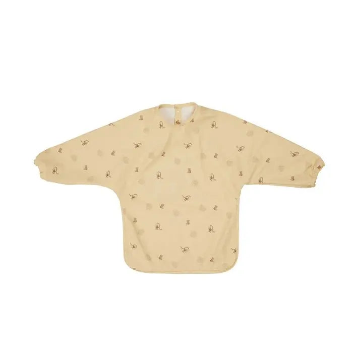 Dino Waterproof Cape Bib In Butter  OYOY   