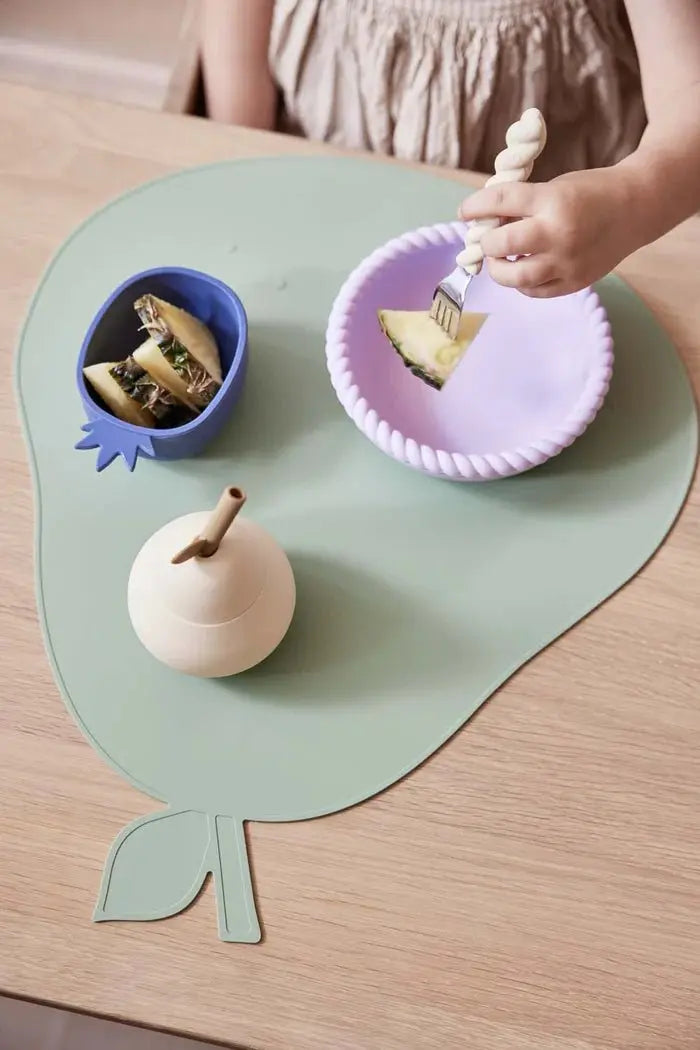Yummy Pear Placemat, Playful Design, Kid-Friendly Table Decor, Easy to Clean, Practical Item Pear Placemat OYOY   