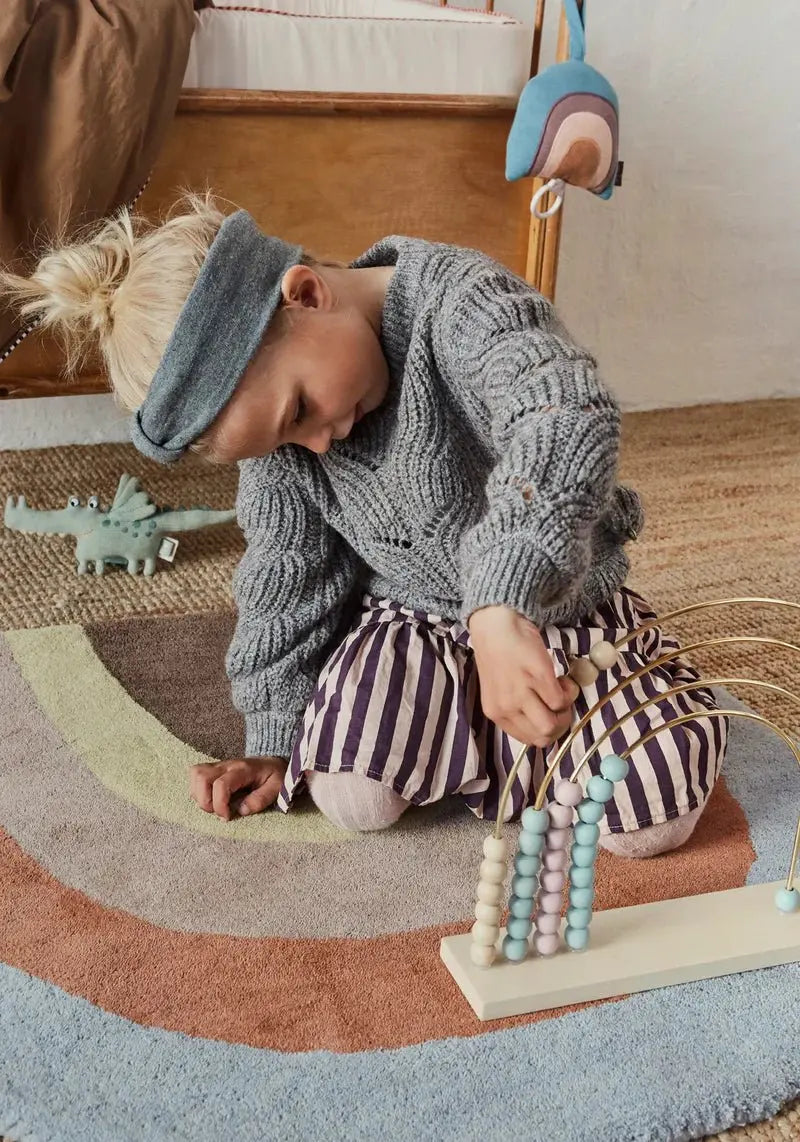 Rainbow Kids Rug RAINBOW RUG OYOY   