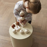 Wooden Stacking Lala - Nature, Classic and Timeless Toy, Montessori Inspired, Natural Wood Toy Wooden Stacking OYOY   