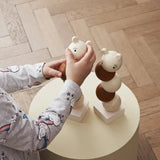 Wooden Stacking Lala - Nature, Classic and Timeless Toy, Montessori Inspired, Natural Wood Toy Wooden Stacking OYOY   