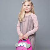 Pink Monkey Lunch Bag,Safety Harness, Kids Backpack, Travel Bag Lunch Bag Dabbawalla   